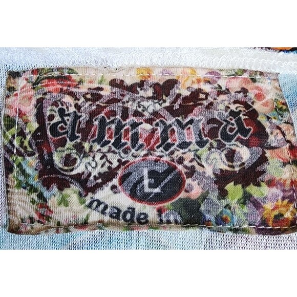 AMMA Boho Brushed Fabric Dress Size Large Hippie Colorful - Picture 7 of 7